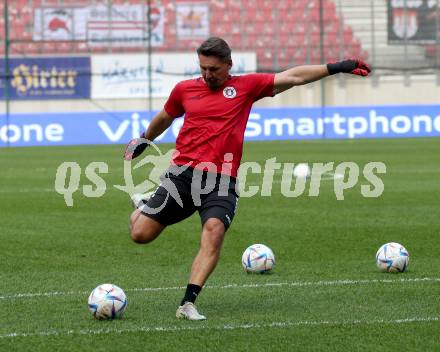 Fussball Bundesliga. SK Austria Klagenfurt gegen FC Red Bull Salzburg.  THOMAS LENUWEIT (Klagenfurt). Klagenfurt, am 13.11.2022.
Foto: Kuess
---
pressefotos, pressefotografie, kuess, qs, qspictures, sport, bild, bilder, bilddatenbank