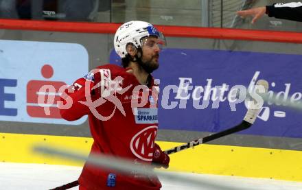 EBEL. Eishockey Bundesliga. EC KAC gegen  Moser Medical Graz99ers. Torjubel Manuel Ganahl  (KAC). Klagenfurt, am 15.11.2022.
Foto: Kuess
www.qspictures.net
---
pressefotos, pressefotografie, kuess, qs, qspictures, sport, bild, bilder, bilddatenbank