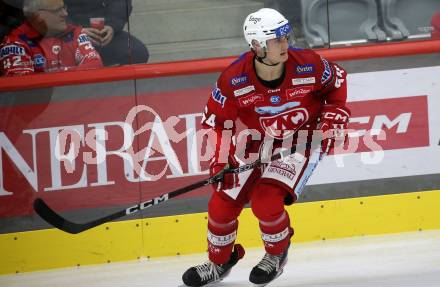 EBEL. Eishockey Bundesliga. EC KAC gegen  HC Pustertal Woelfe.  Maximilian Preiml (KAC). Klagenfurt, am 18.11.2022.
Foto: Kuess
www.qspictures.net
---
pressefotos, pressefotografie, kuess, qs, qspictures, sport, bild, bilder, bilddatenbank