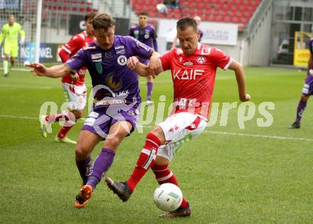 Fussball Woertherseecup. SK Austria Klagenfurt gegen GAK. Christopher Wernitznig (Austria), Michael Liendl (GAK), Klagenfurt, am 19.11.2022.
Foto: Kuess
---
pressefotos, pressefotografie, kuess, qs, qspictures, sport, bild, bilder, bilddatenbank