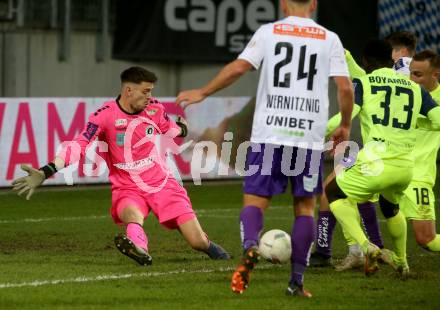 Fussball Woertherseecup. SK Austria Klagenfurt gegen 1860 Muenchen.  Phillip Menzel (Austria Klagenfurt). Klagenfurt, 20.11.2022.
Foto: Kuess
---
pressefotos, pressefotografie, kuess, qs, qspictures, sport, bild, bilder, bilddatenbank