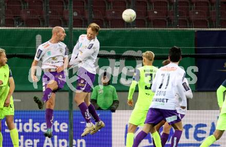 Fussball Woertherseecup. SK Austria Klagenfurt gegen 1860 Muenchen.  Nicolas Wimmer, Jonas Arweiler (Austria Klagenfurt). Klagenfurt, 20.11.2022.
Foto: Kuess
---
pressefotos, pressefotografie, kuess, qs, qspictures, sport, bild, bilder, bilddatenbank