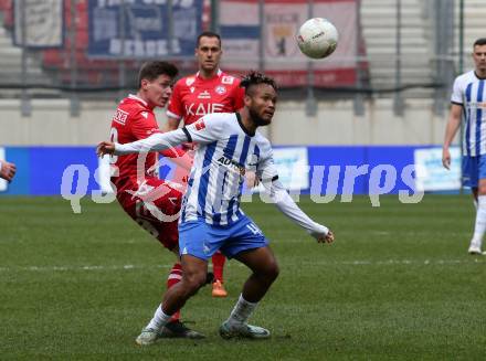 Fussball Woertherseecup. GAK gegen Hertha BSC..  Thorsten Schriebl, (GAK), Chidera Ejuke    (Hertha BSC. ). Klagenfurt, 20.11.2022.
Foto: Kuess
---
pressefotos, pressefotografie, kuess, qs, qspictures, sport, bild, bilder, bilddatenbank