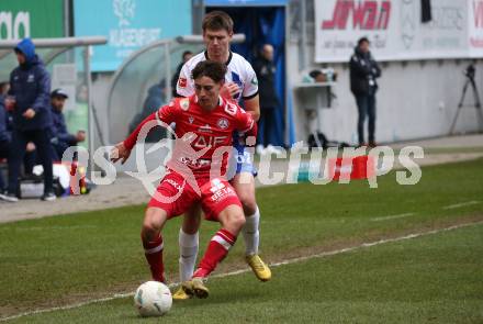 Fussball Woertherseecup. GAK gegen Hertha BSC.. Elias Jandrisevits,  (GAK),  Sonny Ziemer   (Hertha BSC. ). Klagenfurt, 20.11.2022.
Foto: Kuess
---
pressefotos, pressefotografie, kuess, qs, qspictures, sport, bild, bilder, bilddatenbank