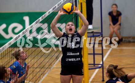 Volleyball. Challenge Cup 2022/23. ATSC Kelag Wildcats Klagenfurt gegen VK Prostejov.   Nicole Holzinger (Wildcats). Klagenfurt, 23.11.2022.
Foto: Kuess
---
pressefotos, pressefotografie, kuess, qs, qspictures, sport, bild, bilder, bilddatenbank