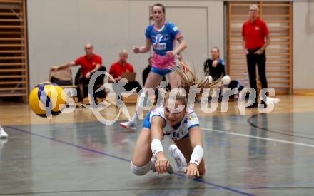 Volleyball. Challenge Cup 2022/23. ATSC Kelag Wildcats Klagenfurt gegen VK Prostejov.   Adela Stavinohova  (Prostejov). Klagenfurt, 23.11.2022.
Foto: Kuess
---
pressefotos, pressefotografie, kuess, qs, qspictures, sport, bild, bilder, bilddatenbank