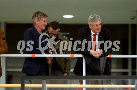 Volleyball. Challenge Cup 2022/23. ATSC Kelag Wildcats Klagenfurt gegen VK Prostejov.   Arno Arthofer, Peter Kaiser. Klagenfurt, 23.11.2022.
Foto: Kuess
---
pressefotos, pressefotografie, kuess, qs, qspictures, sport, bild, bilder, bilddatenbank