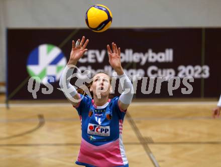 Volleyball. Challenge Cup 2022/23. ATSC Kelag Wildcats Klagenfurt gegen VK Prostejov.   Sona Novakova (Prostejov). Klagenfurt, 23.11.2022.
Foto: Kuess
---
pressefotos, pressefotografie, kuess, qs, qspictures, sport, bild, bilder, bilddatenbank