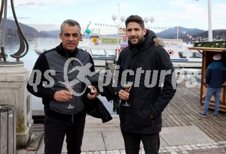 Fussball Bundesliga. Weihnachtsfeier WAC.   Trainer Robin Dutt, Michael Novak. Velden, am 24.11.2022.
Foto: Kuess
---
pressefotos, pressefotografie, kuess, qs, qspictures, sport, bild, bilder, bilddatenbank