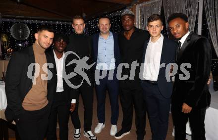 Fussball Bundesliga. WAC Redoute.   Matteo Anzolin, Augustine Boakye, Jonathan Scherzer, Pascal Mueller, Kevin Bukusu Thierno Ballo. Wolfsberg, am 19.11.2022.
Foto: Kuess
---
pressefotos, pressefotografie, kuess, qs, qspictures, sport, bild, bilder, bilddatenbank