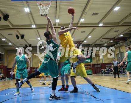 Basketball 2. Liga 2022/2023. Grunddurchgang 8. Runde. Woerthersee Piraten gegen  KOS Celovec.  Marin Sliskovic  (Piraten),  Maximilian Seher (KOS). Klagenfurt, am 26.11.2022.
Foto: Kuess
www.qspictures.net
---
pressefotos, pressefotografie, kuess, qs, qspictures, sport, bild, bilder, bilddatenbank