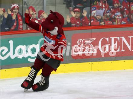 EBEL. Eishockey Bundesliga. EC KAC gegen  Asiago Hockey.  Maskottchen Lindi (KAC). Klagenfurt, am 27.11.2022.
Foto: Kuess
www.qspictures.net
---
pressefotos, pressefotografie, kuess, qs, qspictures, sport, bild, bilder, bilddatenbank