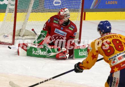 EBEL. Eishockey Bundesliga. EC KAC gegen  Asiago Hockey.  Sebastian Dahm,  (KAC). Klagenfurt, am 27.11.2022.
Foto: Kuess
www.qspictures.net
---
pressefotos, pressefotografie, kuess, qs, qspictures, sport, bild, bilder, bilddatenbank