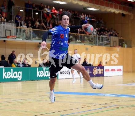 Handball Bundesliga. SC kelag Ferlach gegen ALPLA HC Hard.  Matthias Rath  (Ferlach). Ferlach, 2.12.2022.
Foto: Kuess

---
pressefotos, pressefotografie, kuess, qs, qspictures, sport, bild, bilder, bilddatenbank