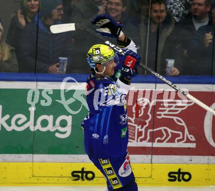 EBEL. Eishockey Bundesliga. EC VSV gegen EC KAC.   Torjubel Marco Richter  (VSV). Villach, am 2.12.2022.
Foto: Kuess
www.qspictures.net
---
pressefotos, pressefotografie, kuess, qs, qspictures, sport, bild, bilder, bilddatenbank