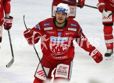 EBEL. Eishockey Bundesliga. EC KAC gegen  HK Olimpija.  Fabian Hochegger (KAC). Klagenfurt, am 4.12.2022.
Foto: Kuess
www.qspictures.net
---
pressefotos, pressefotografie, kuess, qs, qspictures, sport, bild, bilder, bilddatenbank