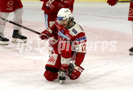 EBEL. Eishockey Bundesliga. EC KAC gegen  Salzburg.  Torjubel Manuel Ganahl (KAC). Klagenfurt, am 9.12.2022.
Foto: Kuess
www.qspictures.net
---
pressefotos, pressefotografie, kuess, qs, qspictures, sport, bild, bilder, bilddatenbank