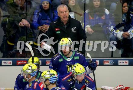EBEL. Eishockey Bundesliga. VSV gegen KAC.  Trainer Rob Daum (VSV). Villach, am 20.12.2022.
Foto: Kuess
www.qspictures.net
---
pressefotos, pressefotografie, kuess, qs, qspictures, sport, bild, bilder, bilddatenbank