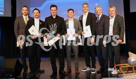 Nacht des Sports. Sportgala. Sportler des Jahres 2022.     Alexander Payer, Matthias Mayer, Nicolai Uznik, Heiko Gigler, Landeshauptmann Peter Kaiser, Marijan Velik . Velden, am 21.12.2022.
Foto: Kuess
www.qspictures.net


---
pressefotos, pressefotografie, kuess, qs, qspictures, sport, bild, bilder, bilddatenbank