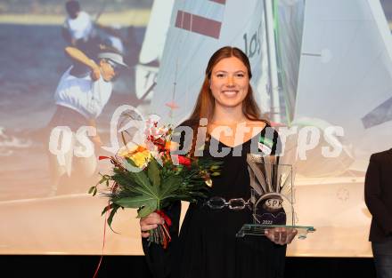 Nacht des Sports. Sportgala. Sportler des Jahres 2022.      Rookie des Jahres. Rosa Donner (Segeln). Velden, am 21.12.2022.
Foto: Kuess
www.qspictures.net


---
pressefotos, pressefotografie, kuess, qs, qspictures, sport, bild, bilder, bilddatenbank