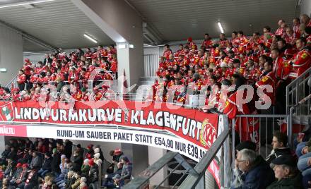 EBEL. Eishockey Bundesliga. EC KAC gegen  Steinbach Black Wings Linz. Fans  (KAC). Klagenfurt, am 30.12.2022.
Foto: Kuess
www.qspictures.net
---
pressefotos, pressefotografie, kuess, qs, qspictures, sport, bild, bilder, bilddatenbank