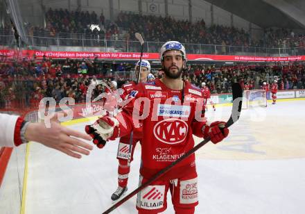 EBEL. Eishockey Bundesliga. EC KAC gegen  HK SZ Olimpija Ljubljana.  Steven Strong (KAC). Klagenfurt, am 3.1.2023.
Foto: Kuess
www.qspictures.net
---
pressefotos, pressefotografie, kuess, qs, qspictures, sport, bild, bilder, bilddatenbank