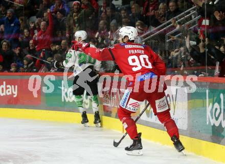 EBEL. Eishockey Bundesliga. EC KAC gegen  HK SZ Olimpija Ljubljana.  Torjubel Matthew Fraser (KAC). Klagenfurt, am 3.1.2023.
Foto: Kuess
www.qspictures.net
---
pressefotos, pressefotografie, kuess, qs, qspictures, sport, bild, bilder, bilddatenbank