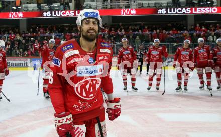 EBEL. Eishockey Bundesliga. EC KAC gegen  HK SZ Olimpija Ljubljana.  Lucas Lessio (KAC). Klagenfurt, am 3.1.2023.
Foto: Kuess
www.qspictures.net
---
pressefotos, pressefotografie, kuess, qs, qspictures, sport, bild, bilder, bilddatenbank