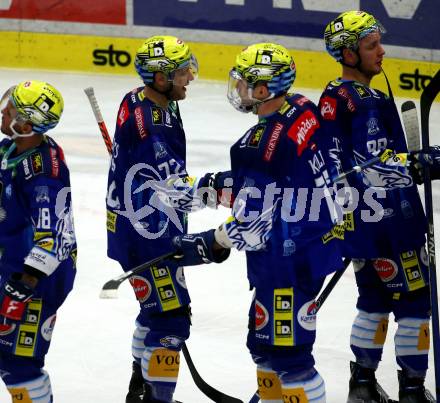 EBEL. Eishockey Bundesliga. EC VSV gegen BEMER Pioneers Vorarlberg.  John Hughes, Arturs Kulda   (VSV). Villach, am 8.1.2023
Foto: Kuess
www.qspictures.net
---
pressefotos, pressefotografie, kuess, qs, qspictures, sport, bild, bilder, bilddatenbank