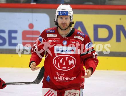 EBEL. Eishockey Bundesliga. EC KAC gegen  HC TIWAG Innsbruck. Manuel Ganahl (KAC). Klagenfurt, am 13.1.2023.
Foto: Kuess
www.qspictures.net
---
pressefotos, pressefotografie, kuess, qs, qspictures, sport, bild, bilder, bilddatenbank