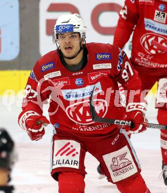 EBEL. Eishockey Bundesliga. EC KAC gegen  HC TIWAG Innsbruck.  Torjubel Fabian Hochegger (KAC). Klagenfurt, am 13.1.2023.
Foto: Kuess
www.qspictures.net
---
pressefotos, pressefotografie, kuess, qs, qspictures, sport, bild, bilder, bilddatenbank