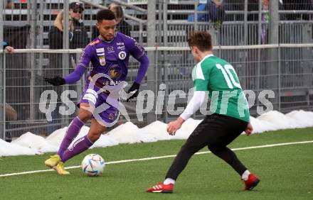 Fussball Testspiel. SK Austria KLagenfurt gegen Voelkermarkt.  Michael Blauensteiner . Klagenfurt, am 14.1.2023.
Foto: Kuess


---
pressefotos, pressefotografie, kuess, qs, qspictures, sport, bild, bilder, bilddatenbank