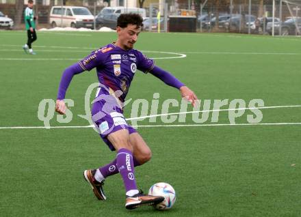 Fussball Testspiel. SK Austria KLagenfurt gegen Voelkermarkt.  Vesel Demaku . Klagenfurt, am 14.1.2023.
Foto: Kuess


---
pressefotos, pressefotografie, kuess, qs, qspictures, sport, bild, bilder, bilddatenbank