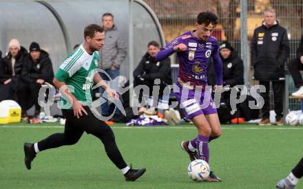 Fussball Testspiel. SK Austria KLagenfurt gegen Voelkermarkt.  Vesel Demaku . Klagenfurt, am 14.1.2023.
Foto: Kuess


---
pressefotos, pressefotografie, kuess, qs, qspictures, sport, bild, bilder, bilddatenbank