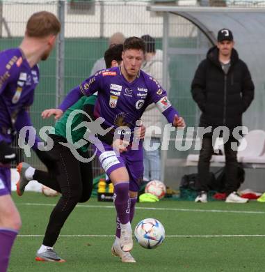 Fussball Testspiel. SK Austria KLagenfurt gegen Voelkermarkt.  Fabian Miesenboeck . Klagenfurt, am 14.1.2023.
Foto: Kuess


---
pressefotos, pressefotografie, kuess, qs, qspictures, sport, bild, bilder, bilddatenbank