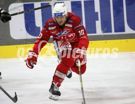EBEL. Eishockey Bundesliga. EC KAC gegen  Hydro Fehervar AV 19.   Thomas Vallant (KAC).  Klagenfurt, am 17.1.2023.
Foto: Kuess
www.qspictures.net
---
pressefotos, pressefotografie, kuess, qs, qspictures, sport, bild, bilder, bilddatenbank