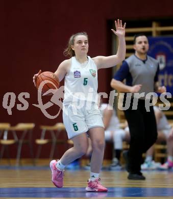 Basketball Damen Superliga. Grunddurchgang 11. Runde. KOS Celovec Damen gegen UBI Graz.  Monika Ristic (KOS). Klagenfurt, 21.1.2023.
Foto: Kuess
---
pressefotos, pressefotografie, kuess, qs, qspictures, sport, bild, bilder, bilddatenbank