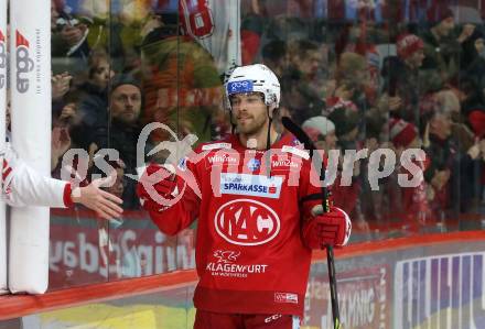 EBEL. Eishockey Bundesliga. EC KAC gegen  spusu Vienna Capitals.   Thomas Hundertpfund  (KAC).  Klagenfurt, am 27.1.2023.
Foto: Kuess
www.qspictures.net
---
pressefotos, pressefotografie, kuess, qs, qspictures, sport, bild, bilder, bilddatenbank