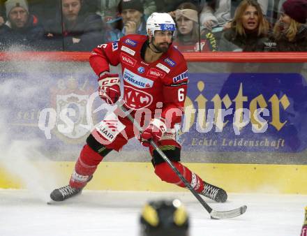 EBEL. Eishockey Bundesliga. EC KAC gegen  spusu Vienna Capitals.    Lucas Lessio (KAC).  Klagenfurt, am 27.1.2023.
Foto: Kuess
www.qspictures.net
---
pressefotos, pressefotografie, kuess, qs, qspictures, sport, bild, bilder, bilddatenbank