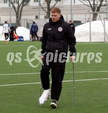 Fussball Testspiel. SK Austria Klagenfurt gegen Treibach.  Jonas Arweiler  (Klagenfurt). Klagenfurt, am 28.1.2023.
Foto: Kuess


---
pressefotos, pressefotografie, kuess, qs, qspictures, sport, bild, bilder, bilddatenbank