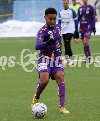 Fussball Testspiel. SK Austria Klagenfurt gegen Treibach.  Michael Blauensteiner  (Klagenfurt). Klagenfurt, am 28.1.2023.
Foto: Kuess


---
pressefotos, pressefotografie, kuess, qs, qspictures, sport, bild, bilder, bilddatenbank