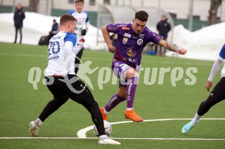 Fussball Testspiel. SK Austria Klagenfurt gegen Treibach.  Sinan Karweina  (Klagenfurt). Klagenfurt, am 28.1.2023.
Foto: Kuess


---
pressefotos, pressefotografie, kuess, qs, qspictures, sport, bild, bilder, bilddatenbank