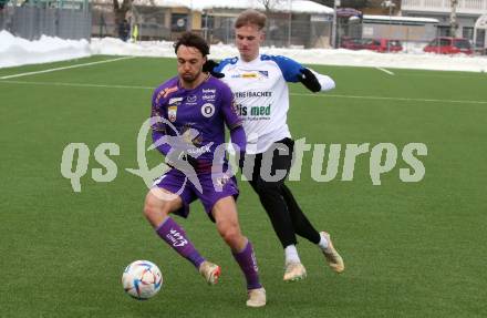 Fussball Testspiel. SK Austria Klagenfurt gegen Treibach.   Simon Straudi (Klagenfurt). Klagenfurt, am 28.1.2023.
Foto: Kuess


---
pressefotos, pressefotografie, kuess, qs, qspictures, sport, bild, bilder, bilddatenbank