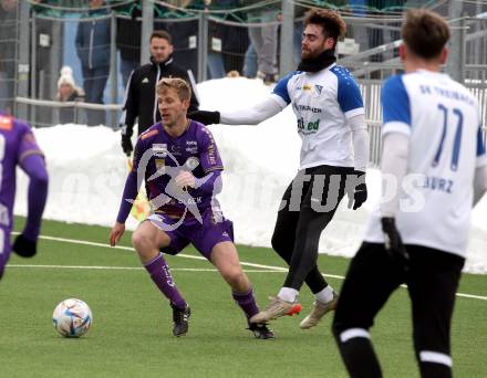 Fussball Testspiel. SK Austria Klagenfurt gegen Treibach.   Christopher CVetko (Klagenfurt). Klagenfurt, am 28.1.2023.
Foto: Kuess


---
pressefotos, pressefotografie, kuess, qs, qspictures, sport, bild, bilder, bilddatenbank