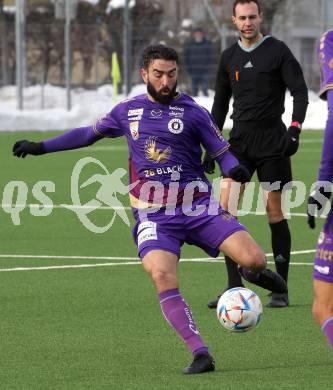 Fussball Testspiel. SK Austria Klagenfurt gegen Treibach.   Kosmas Gkezos (Klagenfurt). Klagenfurt, am 28.1.2023.
Foto: Kuess


---
pressefotos, pressefotografie, kuess, qs, qspictures, sport, bild, bilder, bilddatenbank