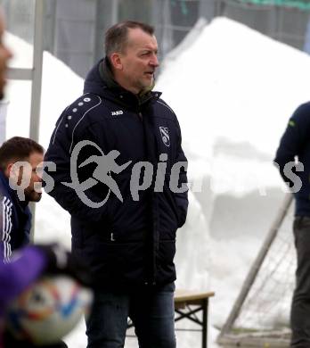 Fussball Testspiel. SK Austria Klagenfurt gegen Treibach.  Trainer Rudi Perz (Treibach). Klagenfurt, am 28.1.2023.
Foto: Kuess


---
pressefotos, pressefotografie, kuess, qs, qspictures, sport, bild, bilder, bilddatenbank