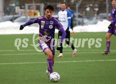 Fussball Testspiel. SK Austria Klagenfurt gegen Treibach.  Vesel Demaku  (Klagenfurt). Klagenfurt, am 28.1.2023.
Foto: Kuess


---
pressefotos, pressefotografie, kuess, qs, qspictures, sport, bild, bilder, bilddatenbank