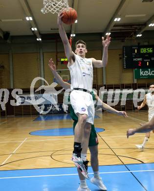 Basketball 2. Liga 2022/2023. Grunddurchgang 15. Runde.  KOS Celovec gegen Dornbirn Lions.   Andrej Blazevic (KOS). Klagenfurt, am 4.2.2023.
Foto: Kuess
www.qspictures.net
---
pressefotos, pressefotografie, kuess, qs, qspictures, sport, bild, bilder, bilddatenbank