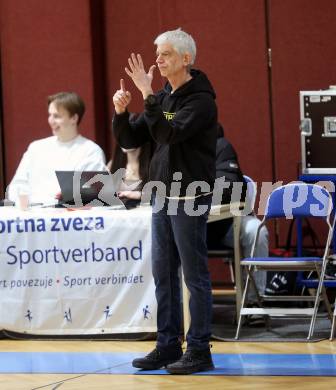 Basketball 2. Liga 2022/2023. Grunddurchgang 15. Runde.  KOS Celovec gegen Dornbirn Lions.   Trainer Ioannis Tsirogiannis  (Dornbirn). Klagenfurt, am 4.2.2023.
Foto: Kuess
www.qspictures.net
---
pressefotos, pressefotografie, kuess, qs, qspictures, sport, bild, bilder, bilddatenbank