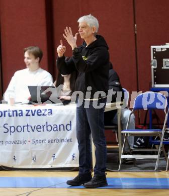 Basketball 2. Liga 2022/2023. Grunddurchgang 15. Runde.  KOS Celovec gegen Dornbirn Lions.   Trainer Ioannis Tsirogiannis  (Dornbirn). Klagenfurt, am 4.2.2023.
Foto: Kuess
www.qspictures.net
---
pressefotos, pressefotografie, kuess, qs, qspictures, sport, bild, bilder, bilddatenbank